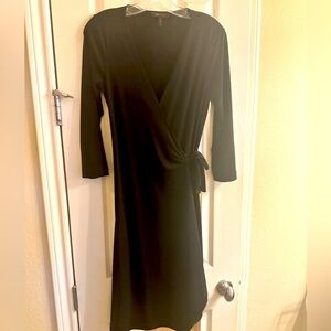 BCBG black wrap dress Size 4
